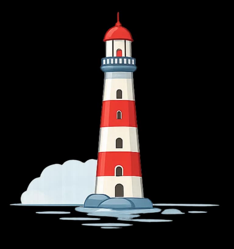 灯台のイラスト