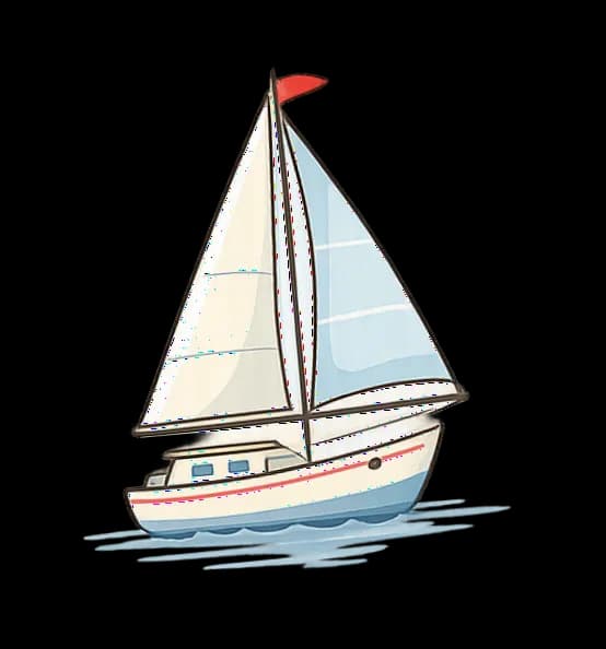 帆船のイラスト